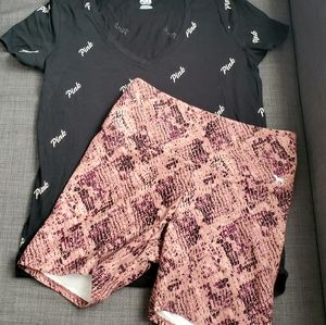 NWT biker shorts and T-shirt Bundle